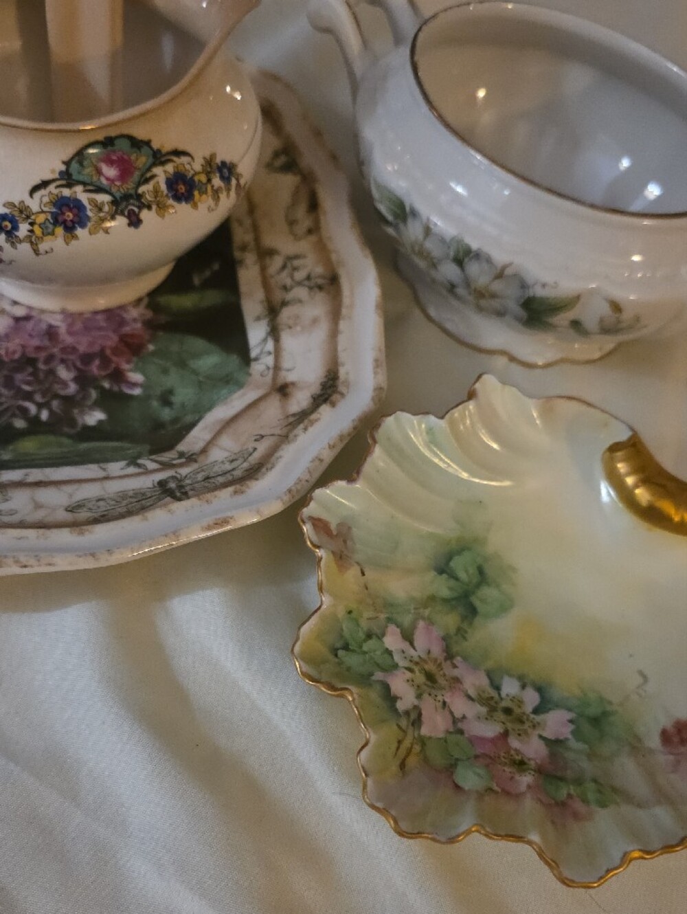 1910 1766 Marked Decorative Matching Mismatched Chinaware Collectibles